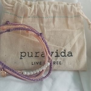 Pura Vida Bracelets, Rose Gold Trio. BRAND NEW